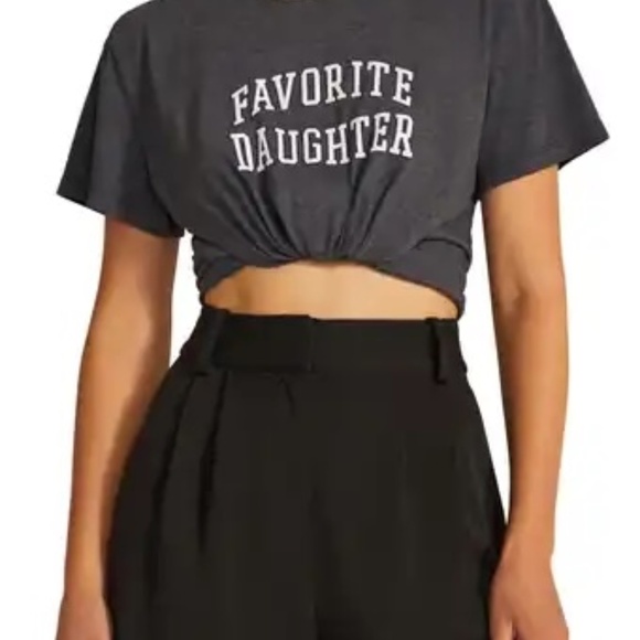 Favorite Daughter Crop Top Tee Small - Picture 1 of 6